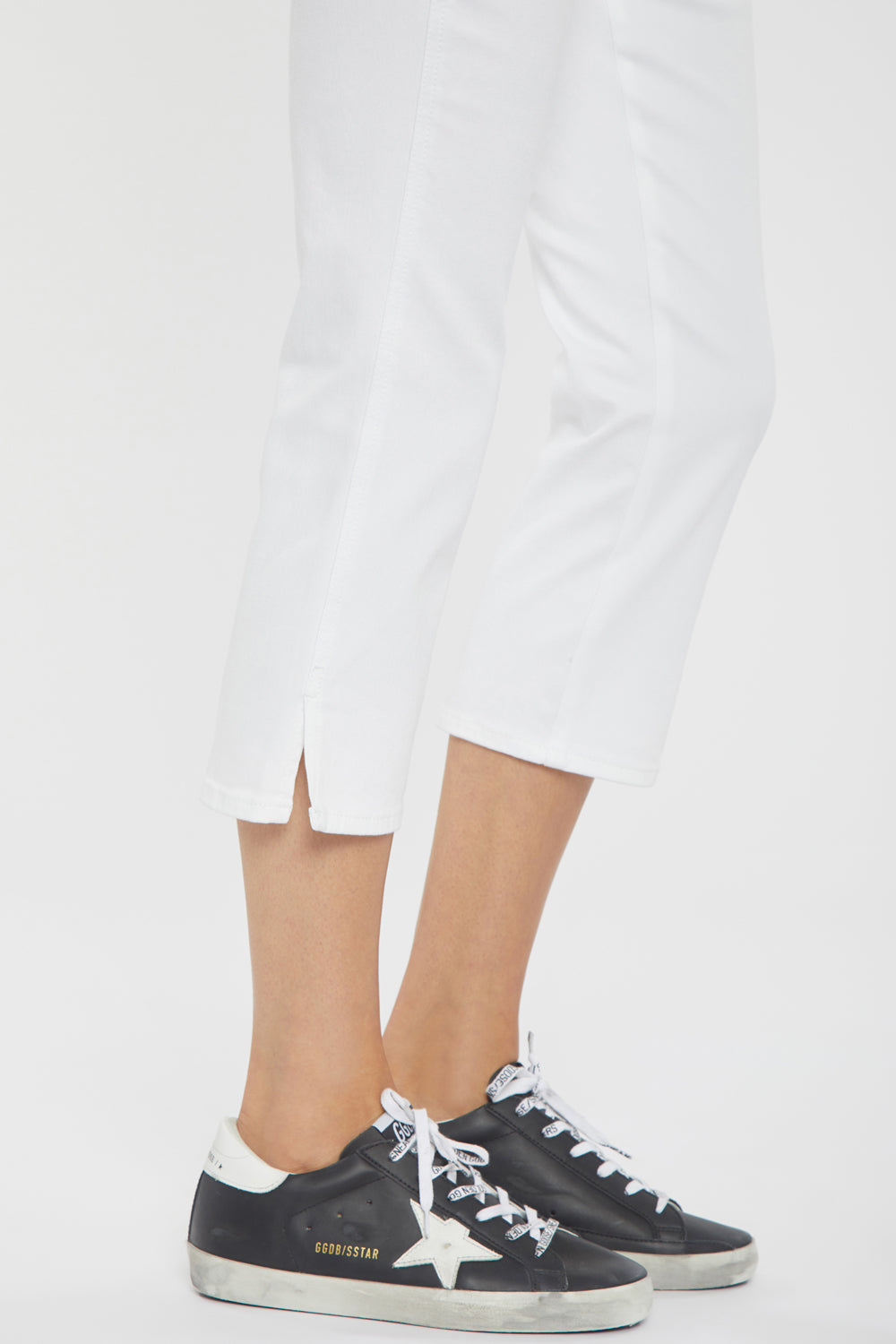 Chloe Capri Jeans - Optic White