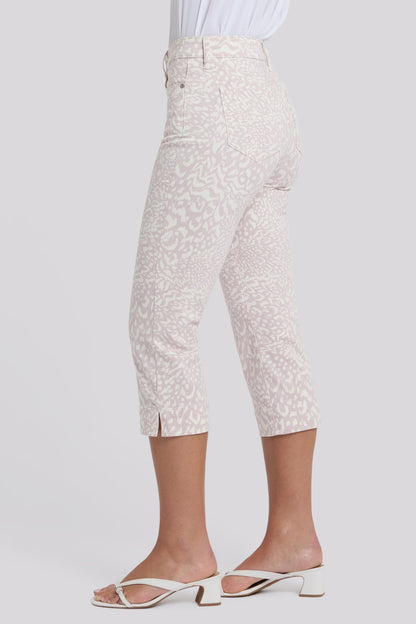 Marilyn Straight Crop Jeans - Snow Leopard