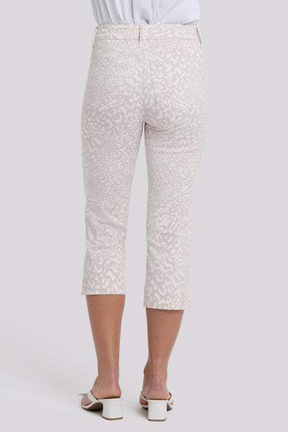 Marilyn Straight Crop Jeans - Snow Leopard