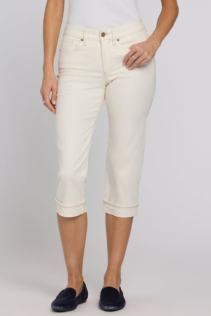 Marilyn Straight Crop Jeans - Vintage White