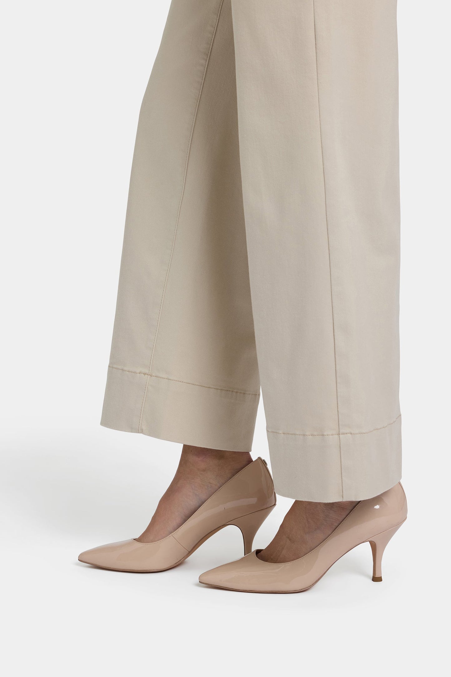 Teresa Wide Leg Ankle Jeans - Feather