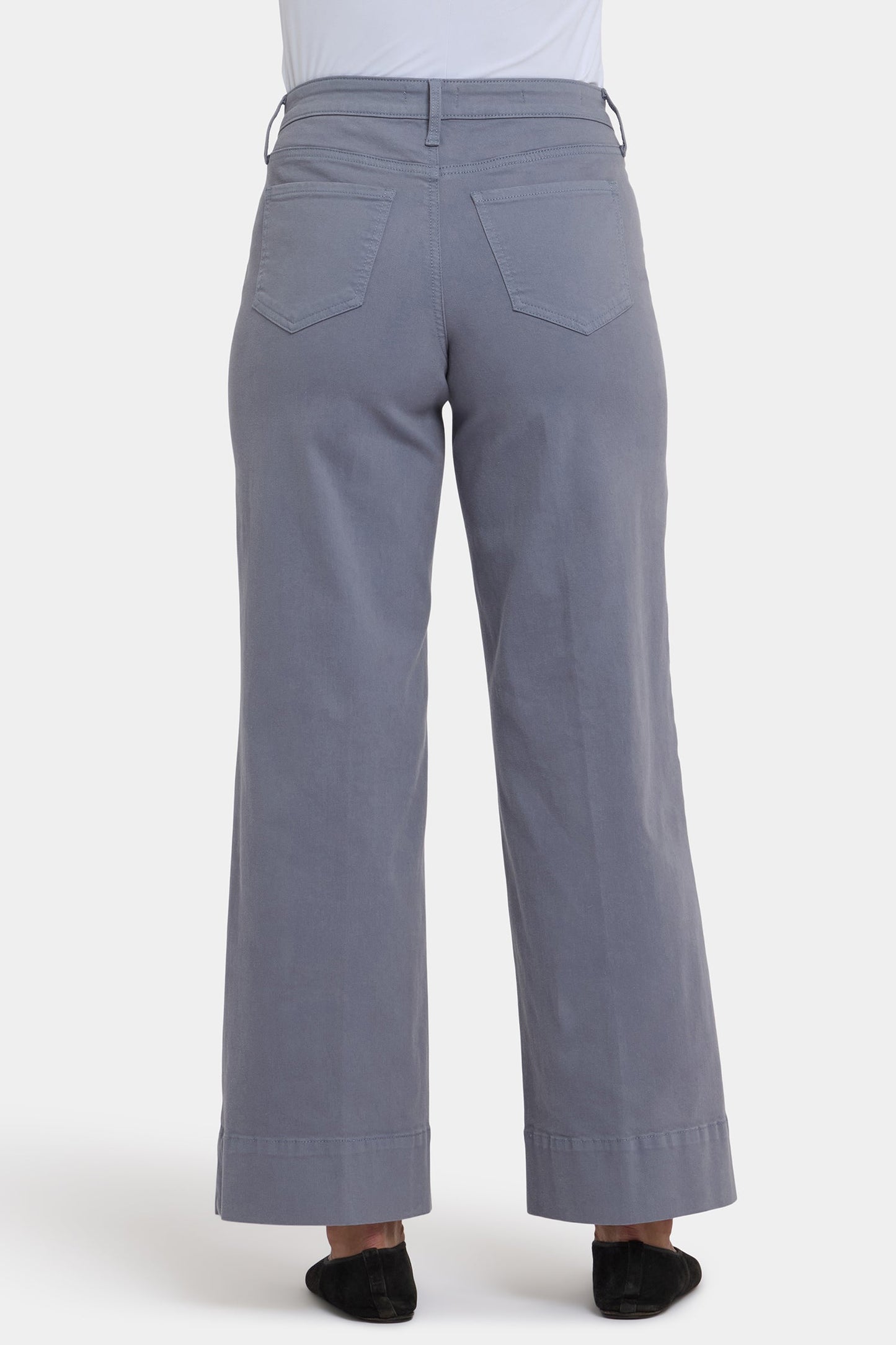 Teresa Wide Leg Ankle Jeans - Shadow Blue