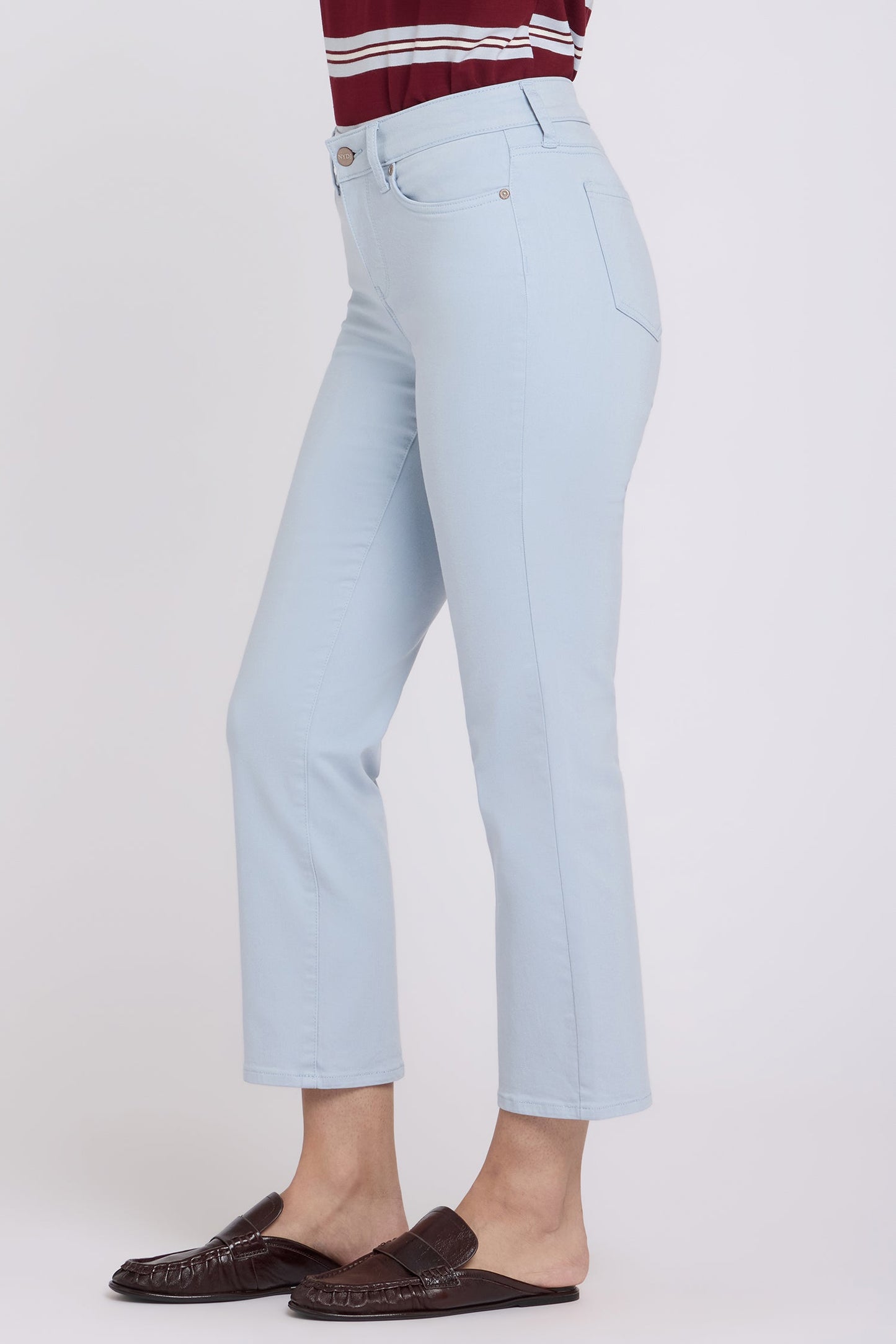 Marilyn Straight Ankle Jeans - Blue Clover