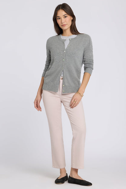 Marilyn Straight Ankle Jeans - Rock Flower