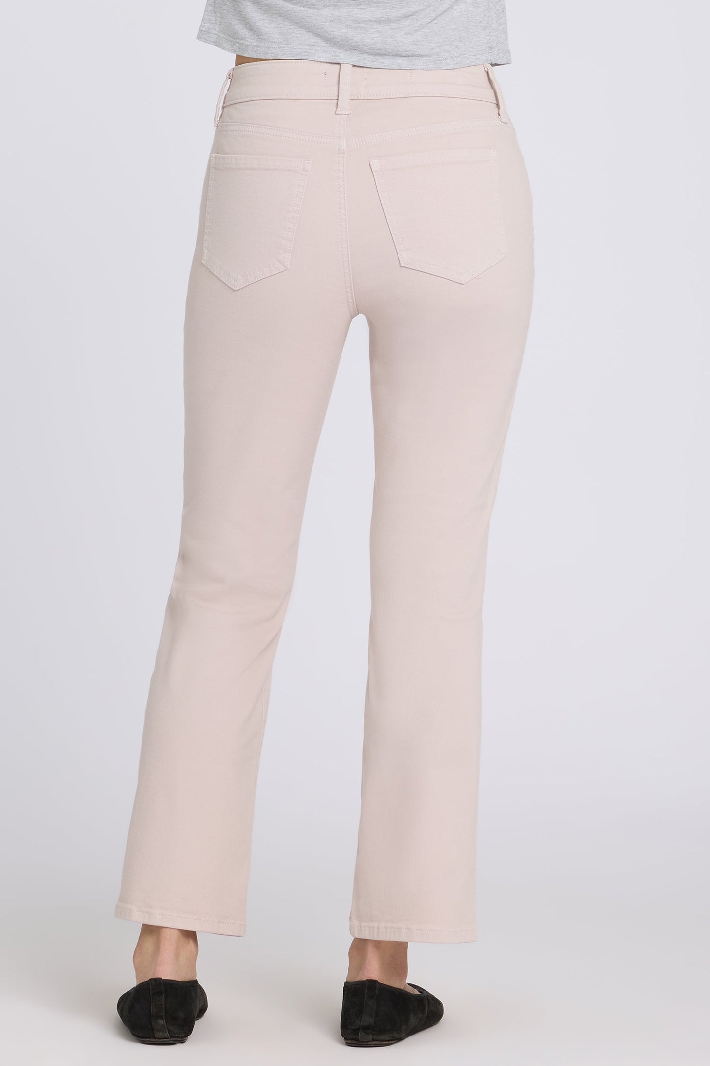 Marilyn Straight Ankle Jeans - Rock Flower