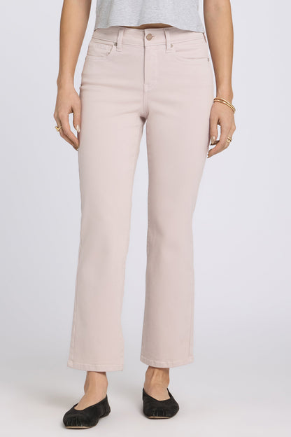 Marilyn Straight Ankle Jeans - Rock Flower