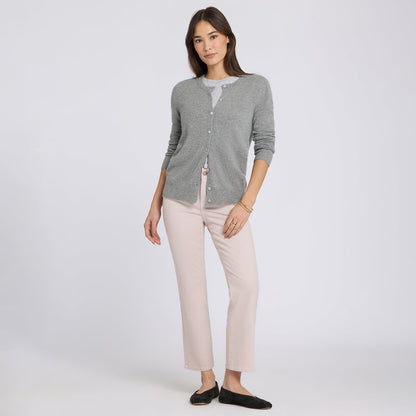 Marilyn Straight Ankle Jeans - Rock Flower