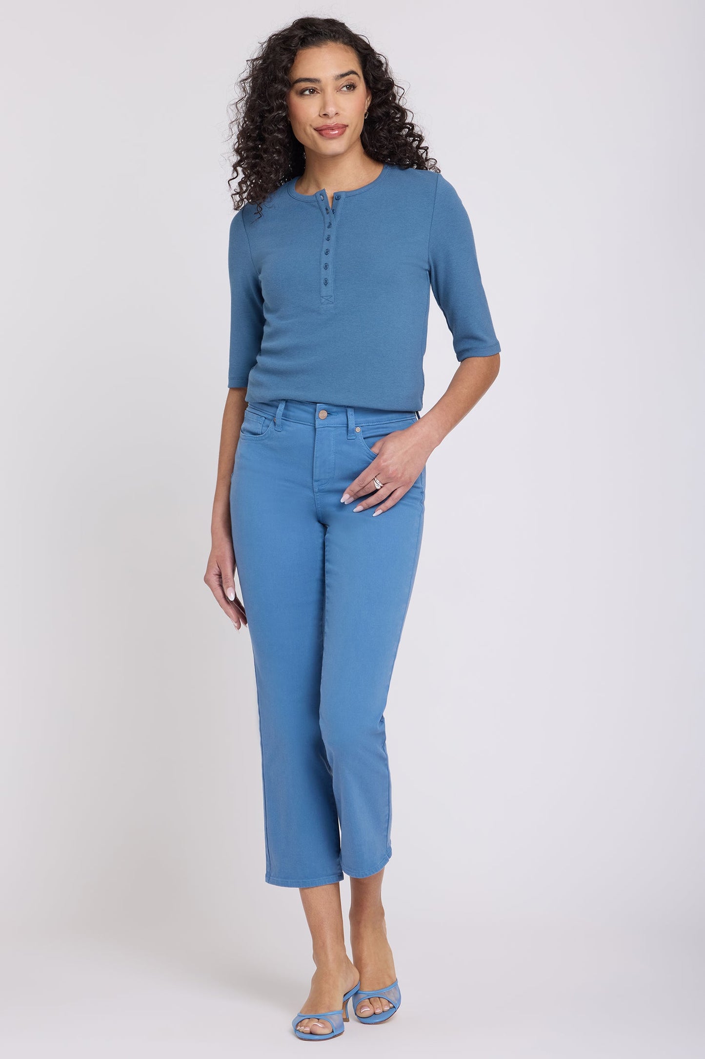 Marilyn Straight Ankle Jeans - Seven Seas