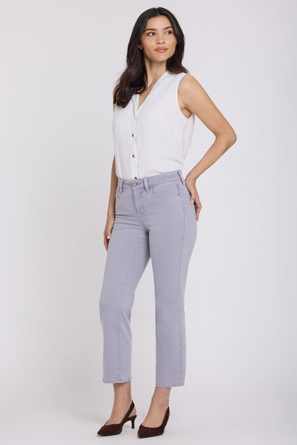 Marilyn Straight Ankle Jeans - Vintage Lavender