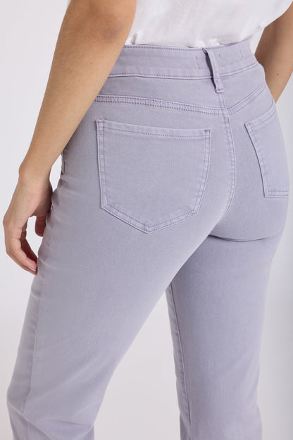 Marilyn Straight Ankle Jeans - Vintage Lavender
