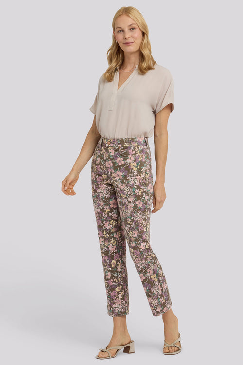 Marilyn Straight Ankle Jeans - Earth Blooms