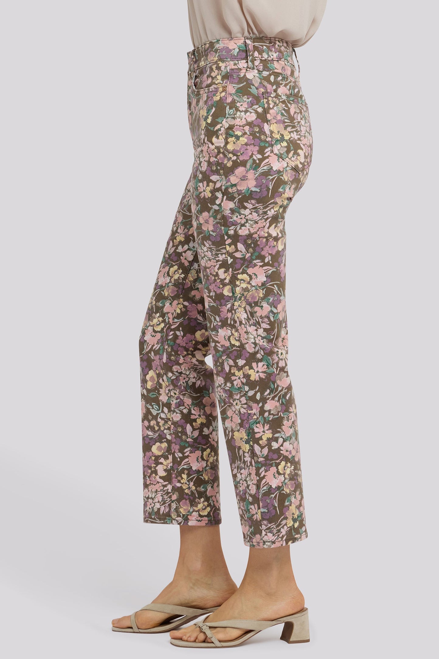 Marilyn Straight Ankle Jeans - Earth Blooms