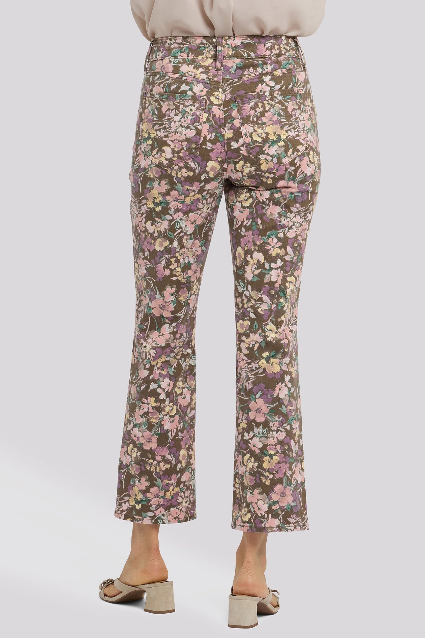 Marilyn Straight Ankle Jeans - Earth Blooms
