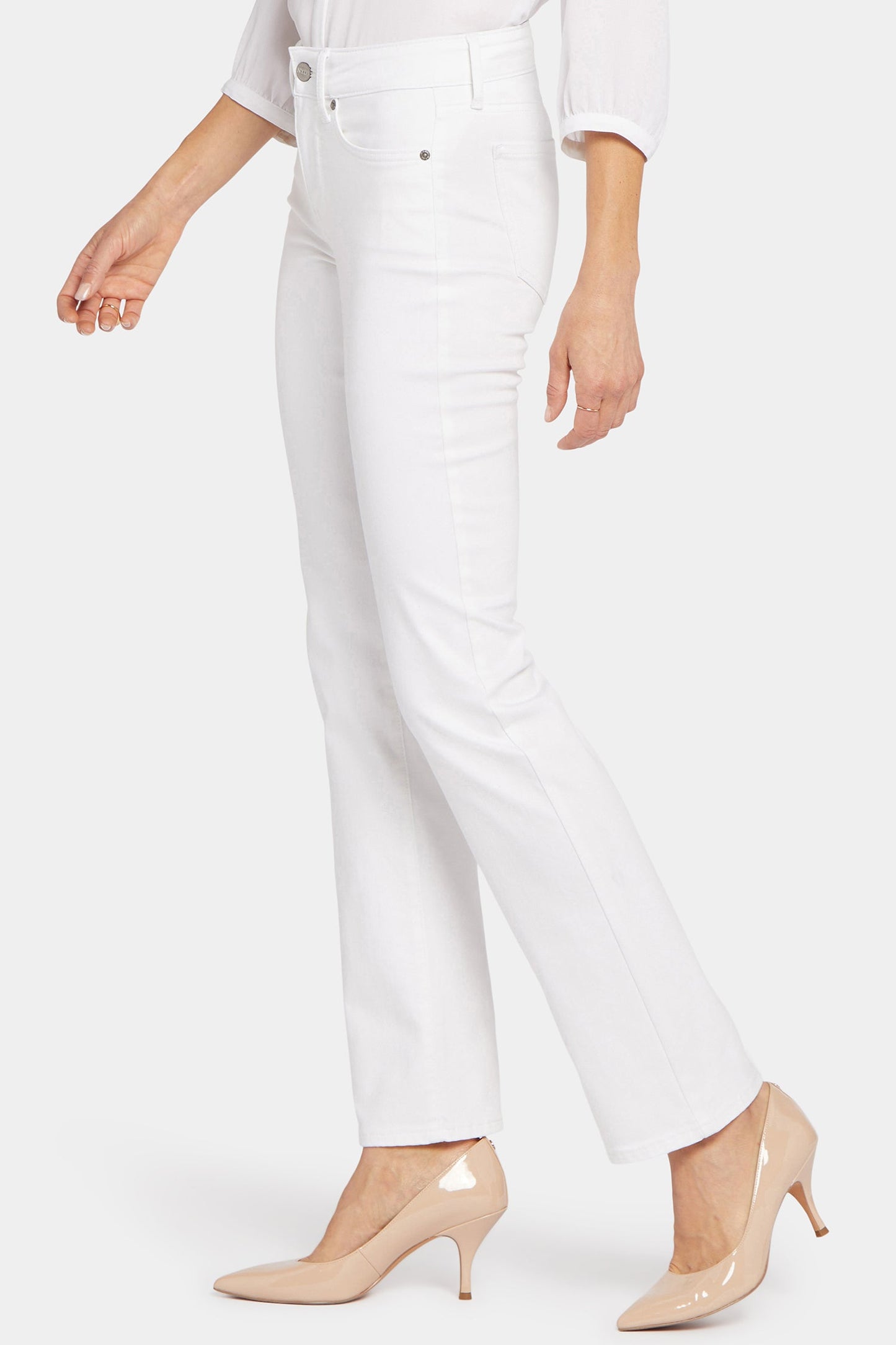 Marilyn Straight Jeans - Optic White