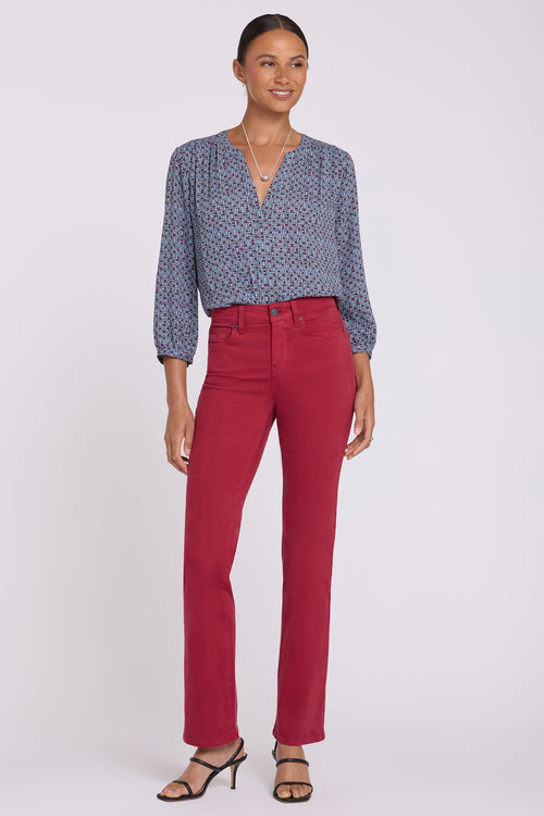 Marilyn Straight Jeans - Beaujolais