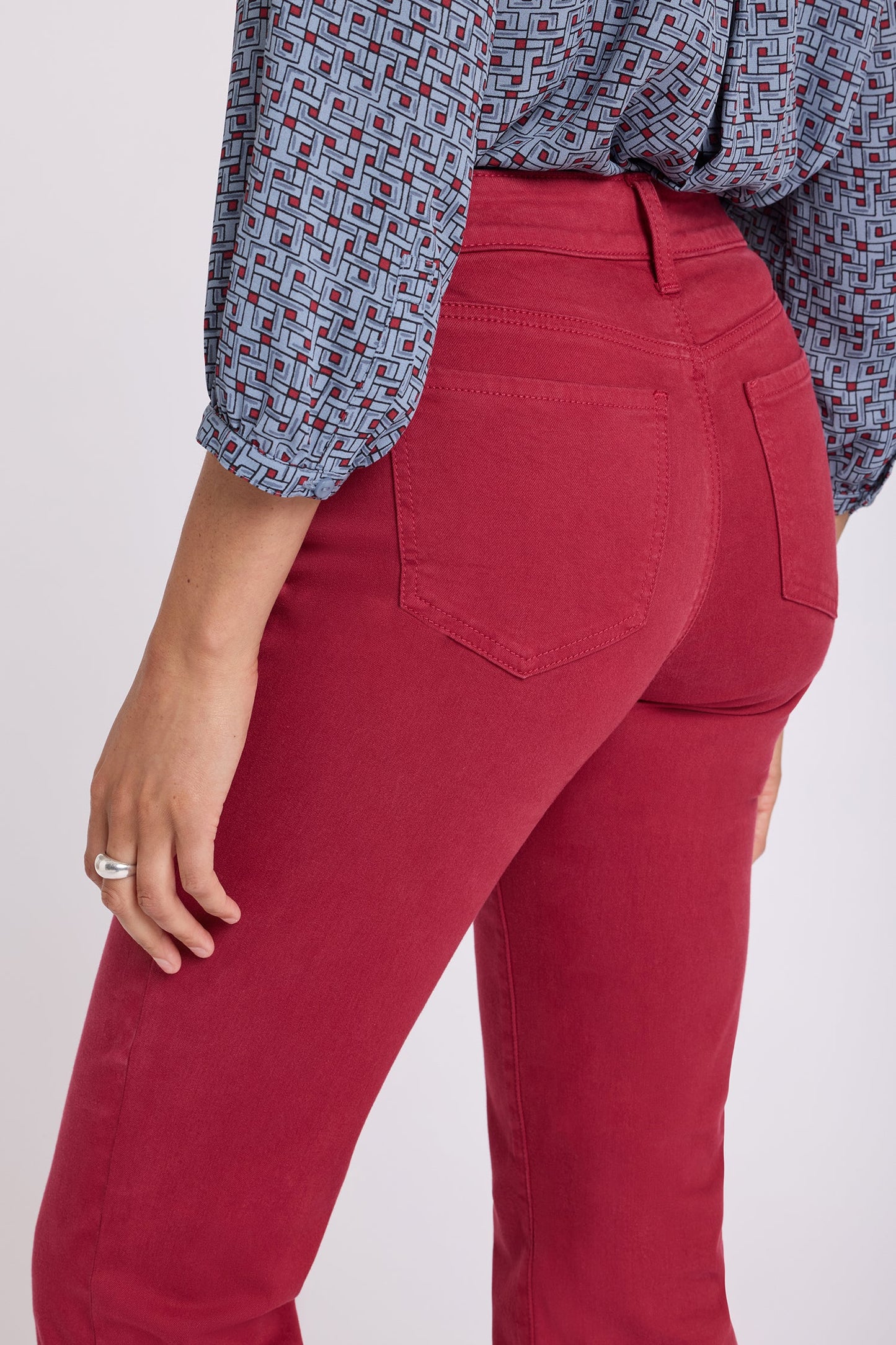 Marilyn Straight Jeans - Beaujolais