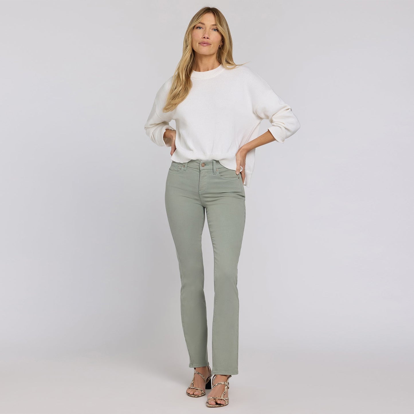Waist-Match™ Marilyn Straight Jeans - Mistletoe