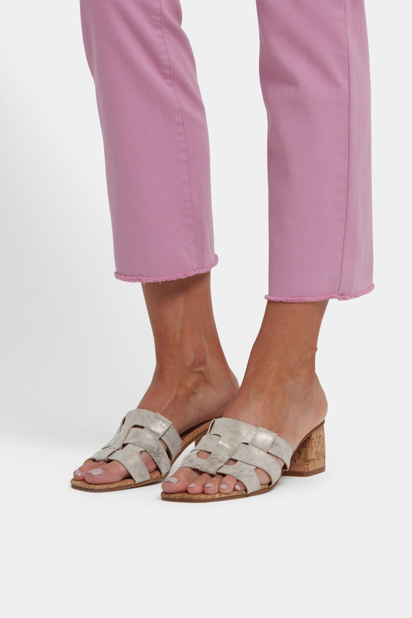 Sheri Slim Ankle Jeans - Ballet