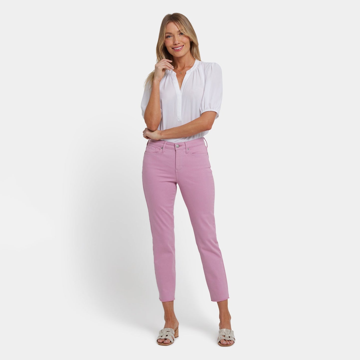 Sheri Slim Ankle Jeans - Ballet