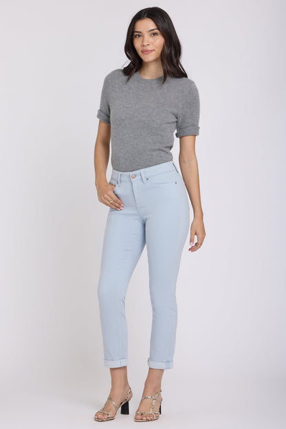 Sheri Slim Straight Ankle Jeans - Blue Clover