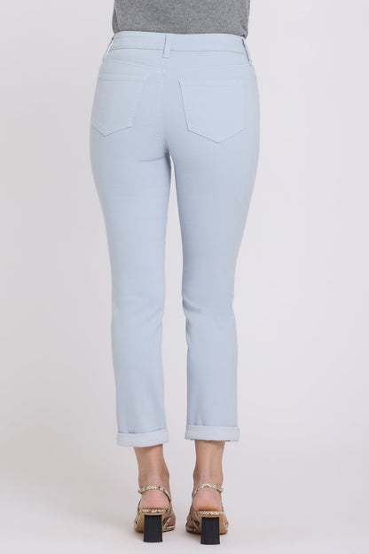 Sheri Slim Straight Ankle Jeans - Blue Clover