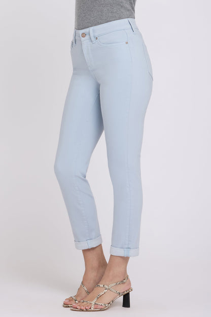 Sheri Slim Straight Ankle Jeans - Blue Clover