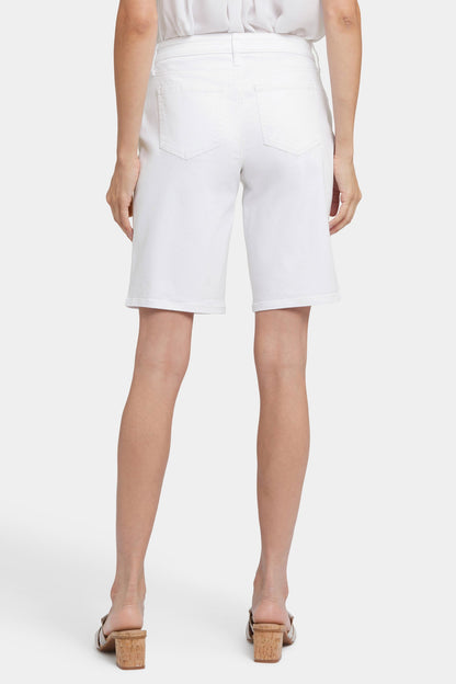 Lilly Denim Shorts - Optic White