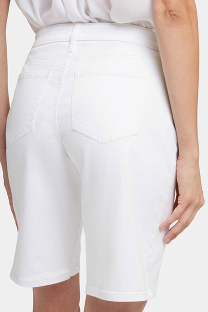 Lilly Denim Shorts - Optic White