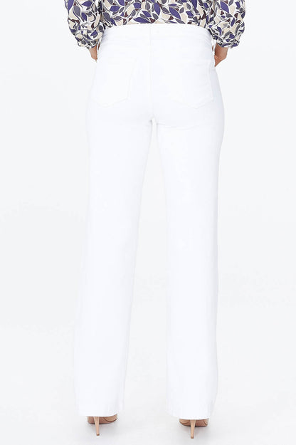 Wide Leg Trouser Jeans - Optic White