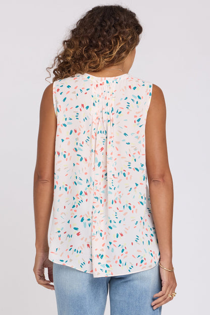 Sleeveless Pintuck Blouse - Jubilee