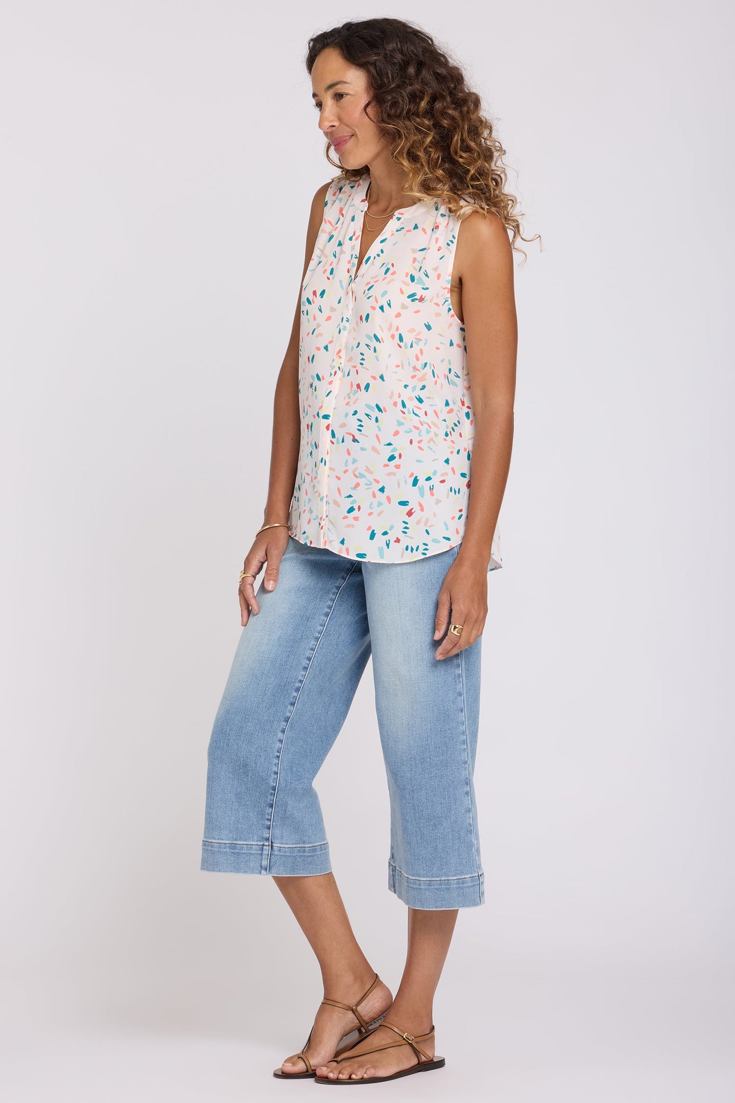 Sleeveless Pintuck Blouse - Jubilee