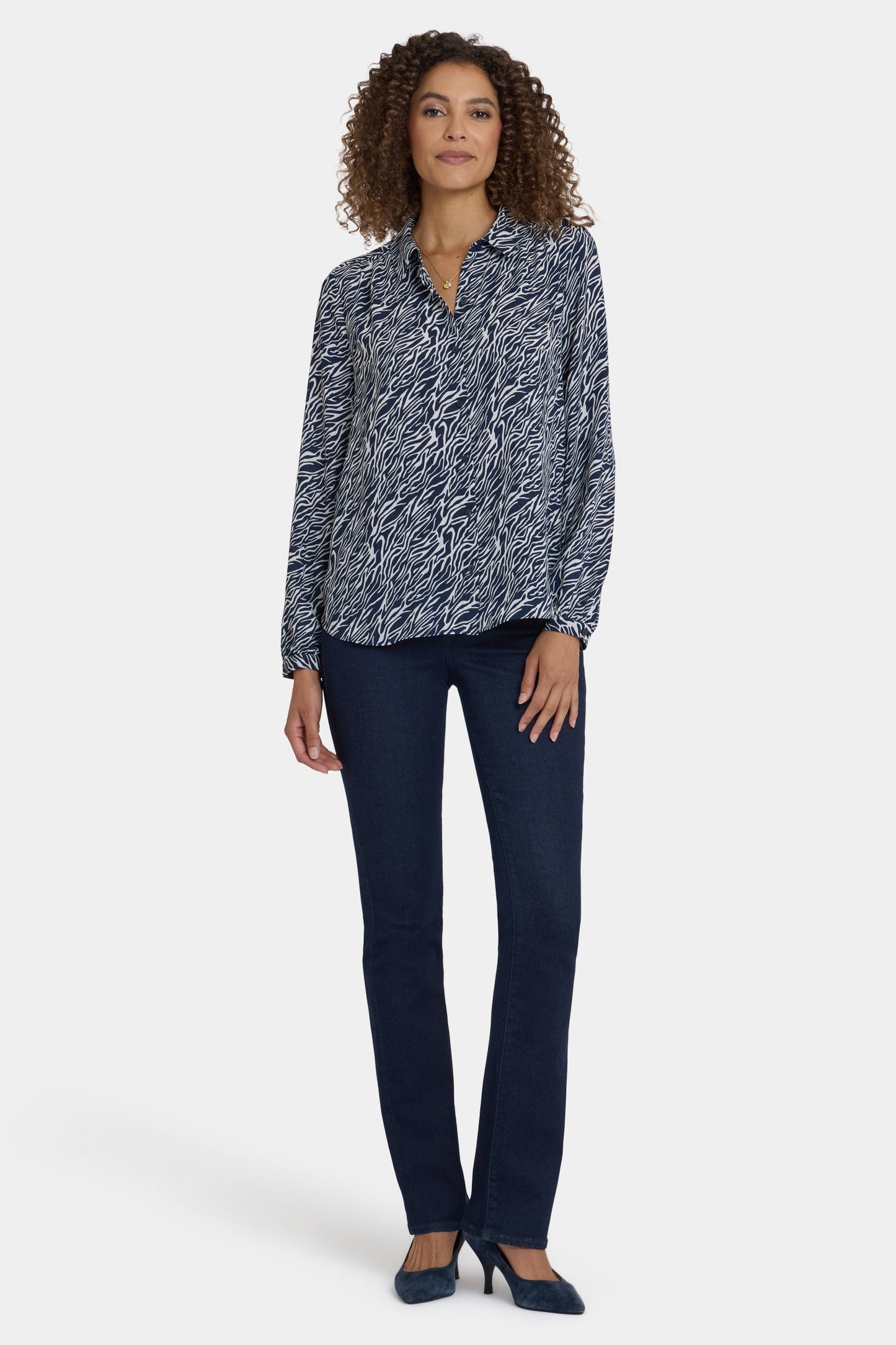 Modern Blouse - Vintage Zebra