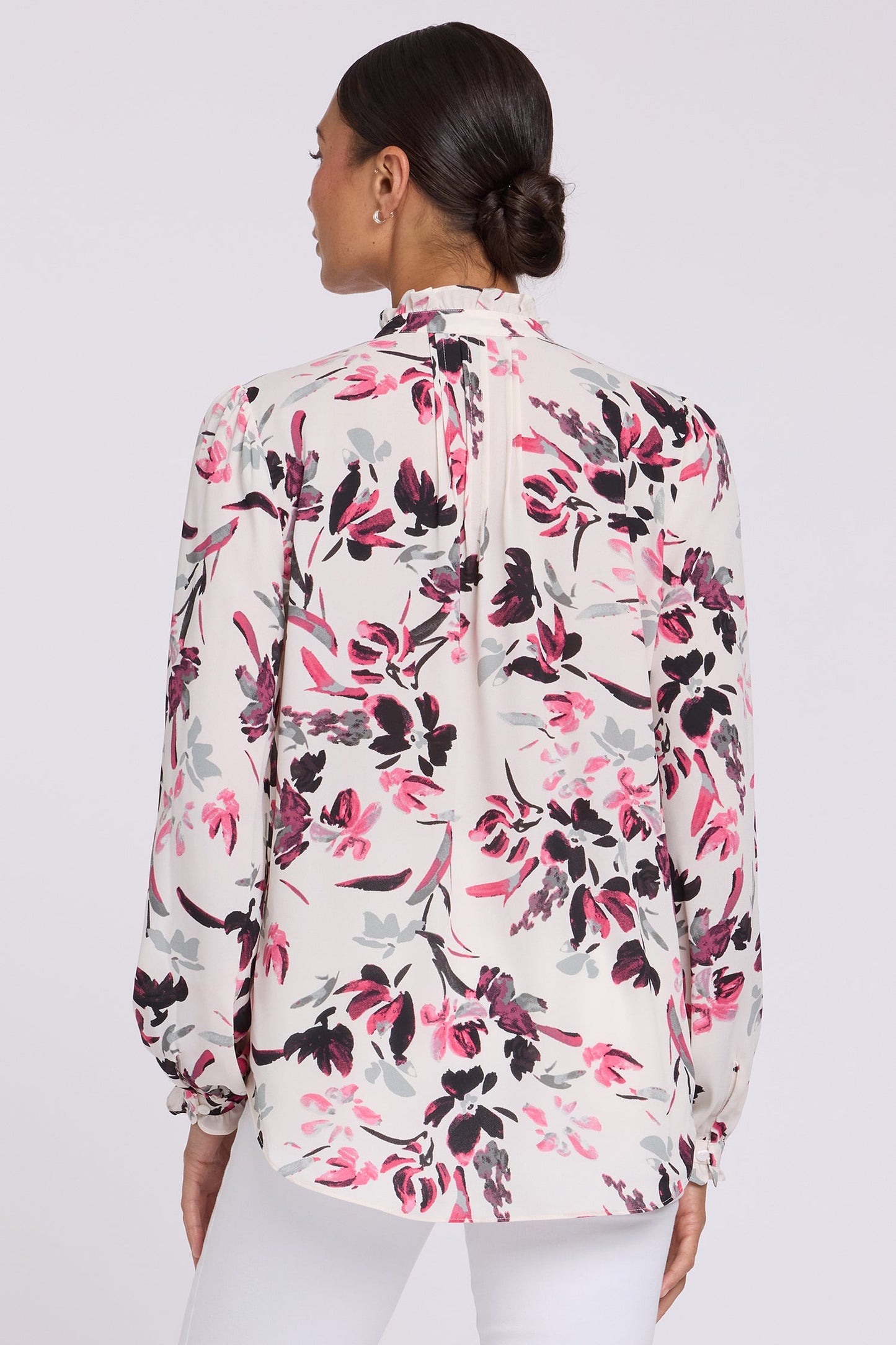 Pleated Front Tunic - Starlight Garden