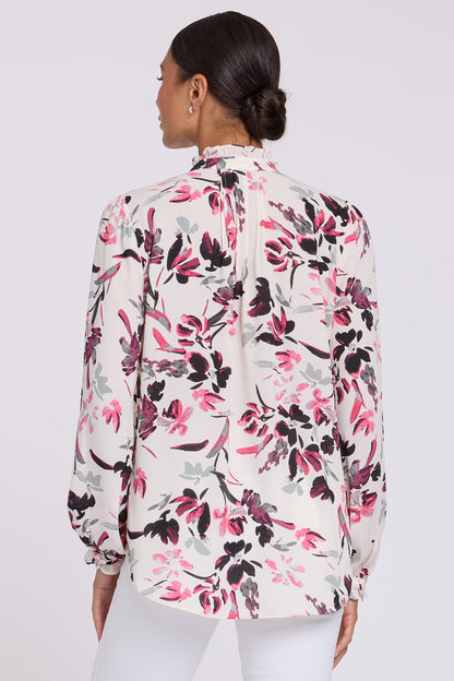 Pleated Front Tunic - Starlight Garden