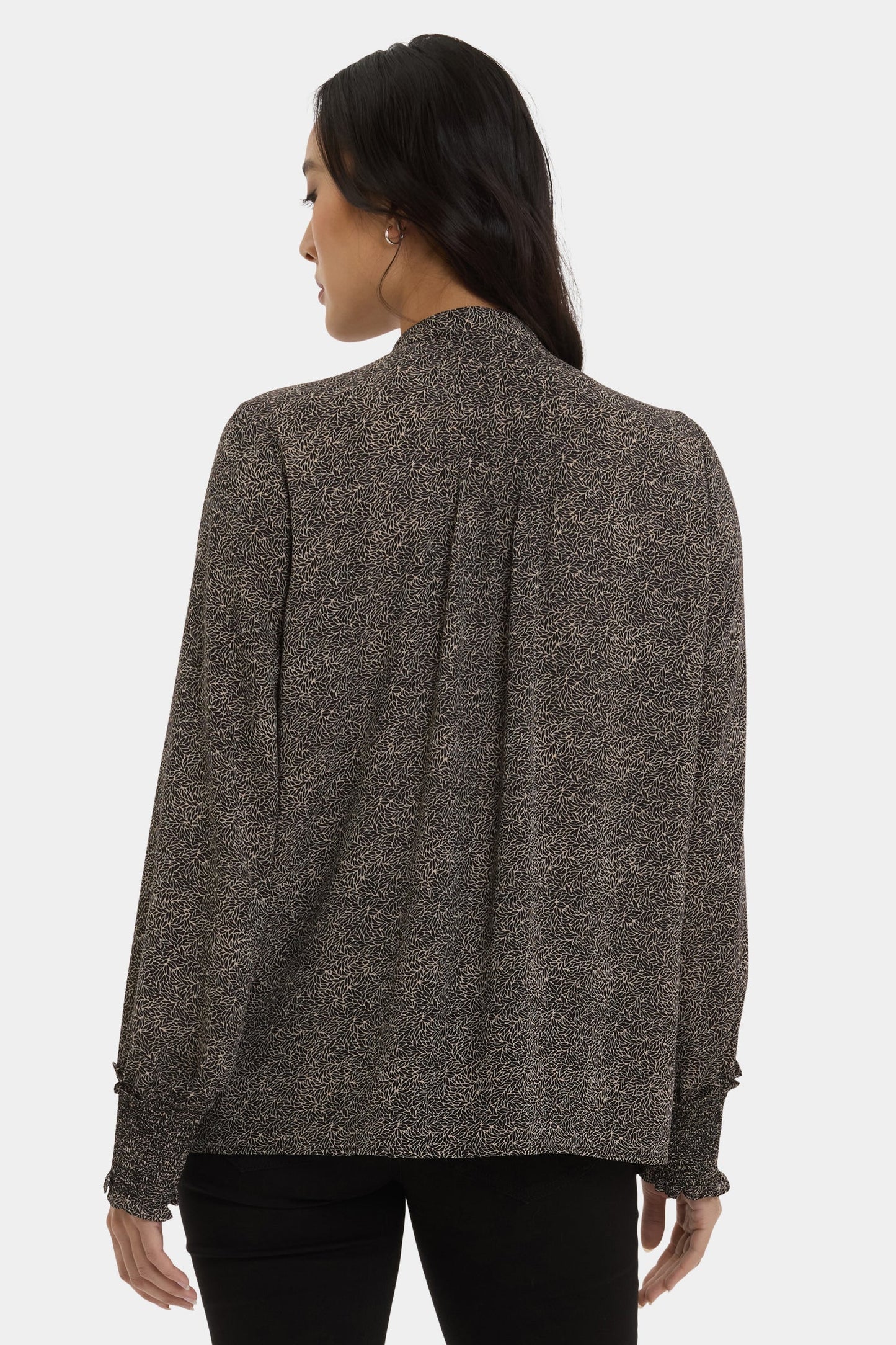 Pleated Peasant Blouse - Meadowlark