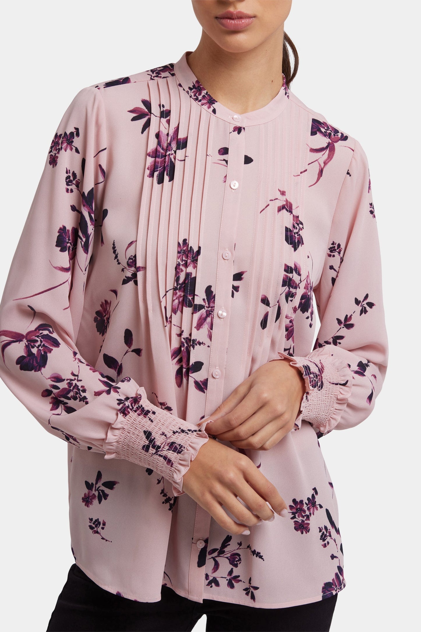 Pleated Peasant Blouse - Petit Palais