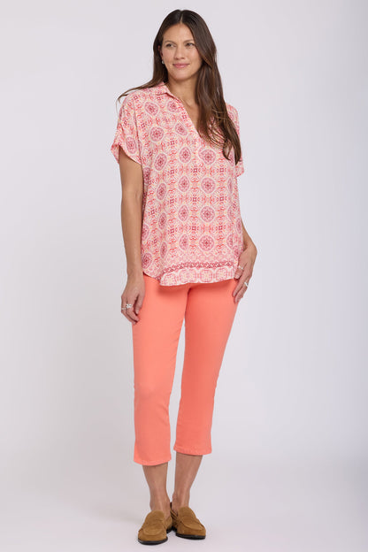 Becky Short Sleeved Blouse - The Paloma