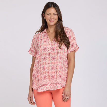 Becky Short Sleeved Blouse - The Paloma