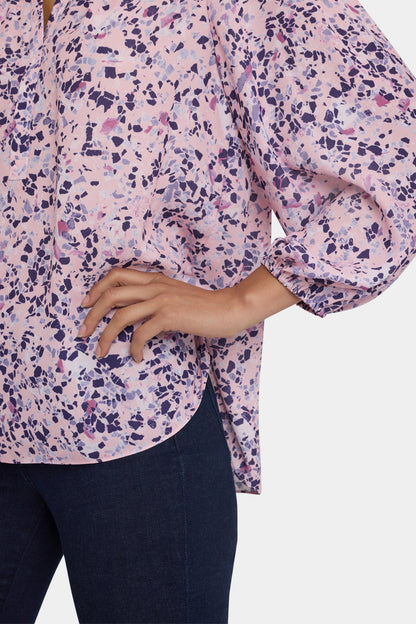 Puff Sleeved Popover Top - Parc Monceau