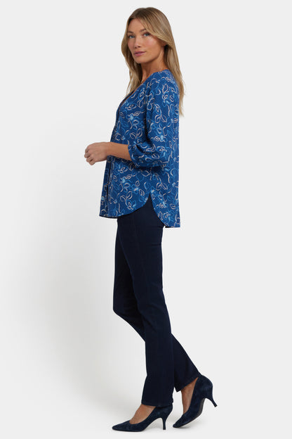 Pintuck Blouse - Fleur d'Yvette