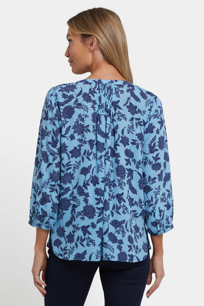 Pintuck Blouse - Villebon