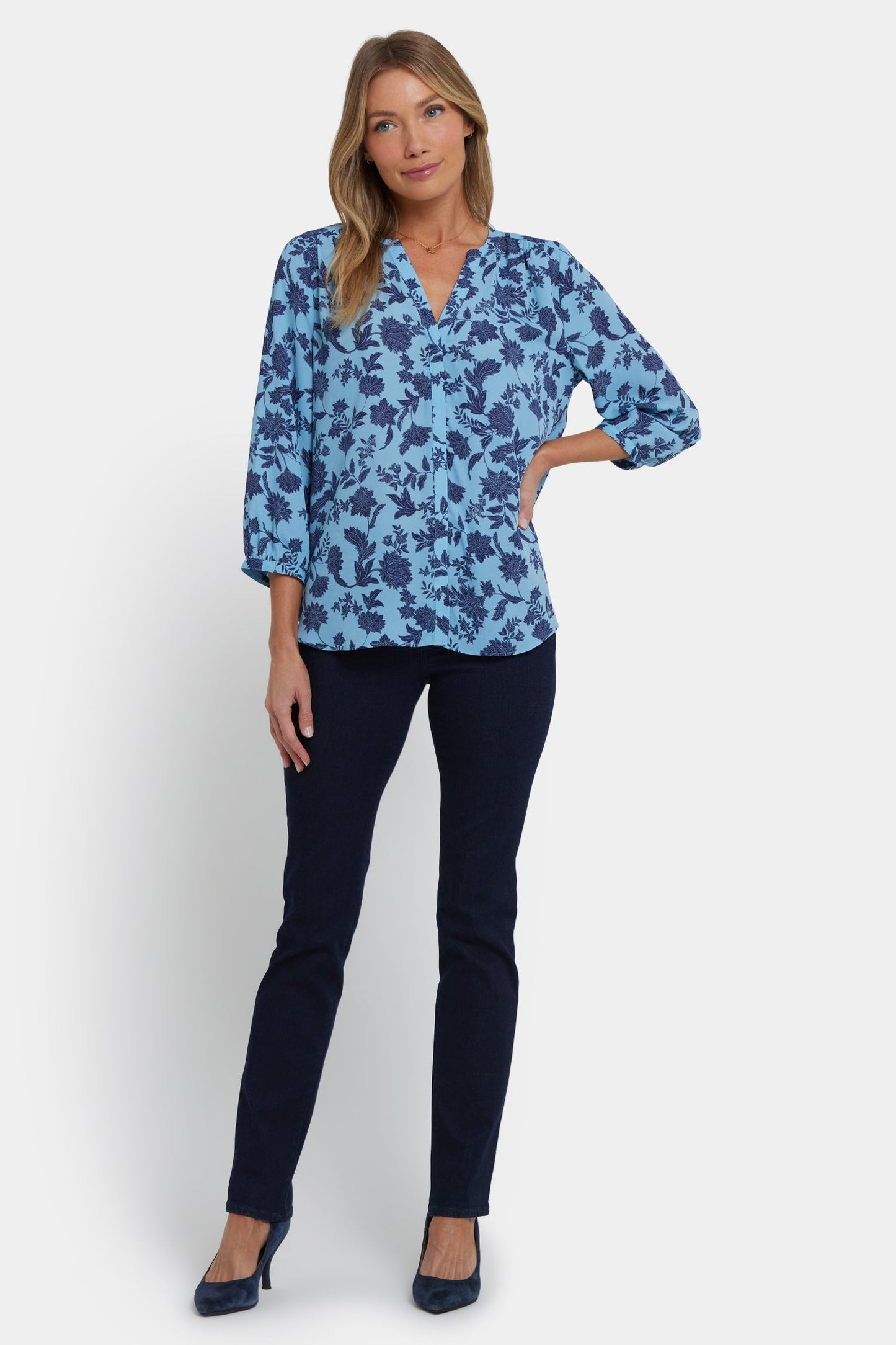 Pintuck Blouse - Villebon