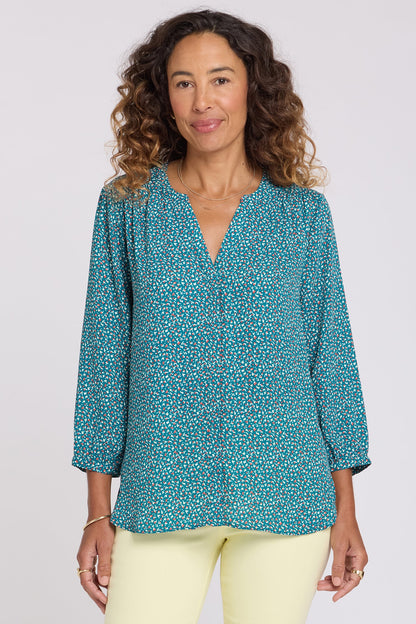 Pintuck Blouse - Darcy Ditsy
