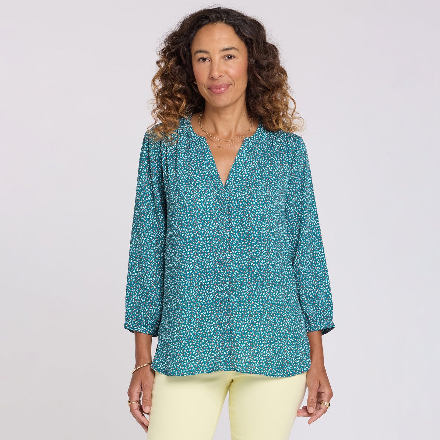 Pintuck Blouse - Darcy Ditsy