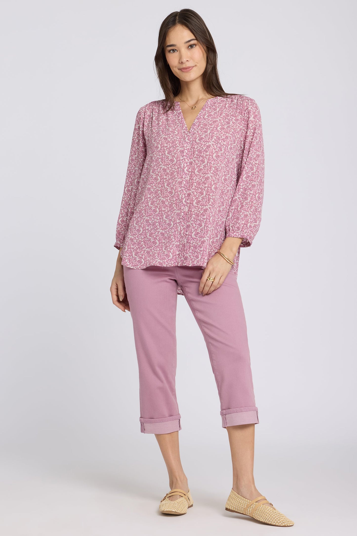 Pintuck Blouse - Destiny Ditsy