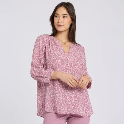 Pintuck Blouse - Destiny Ditsy