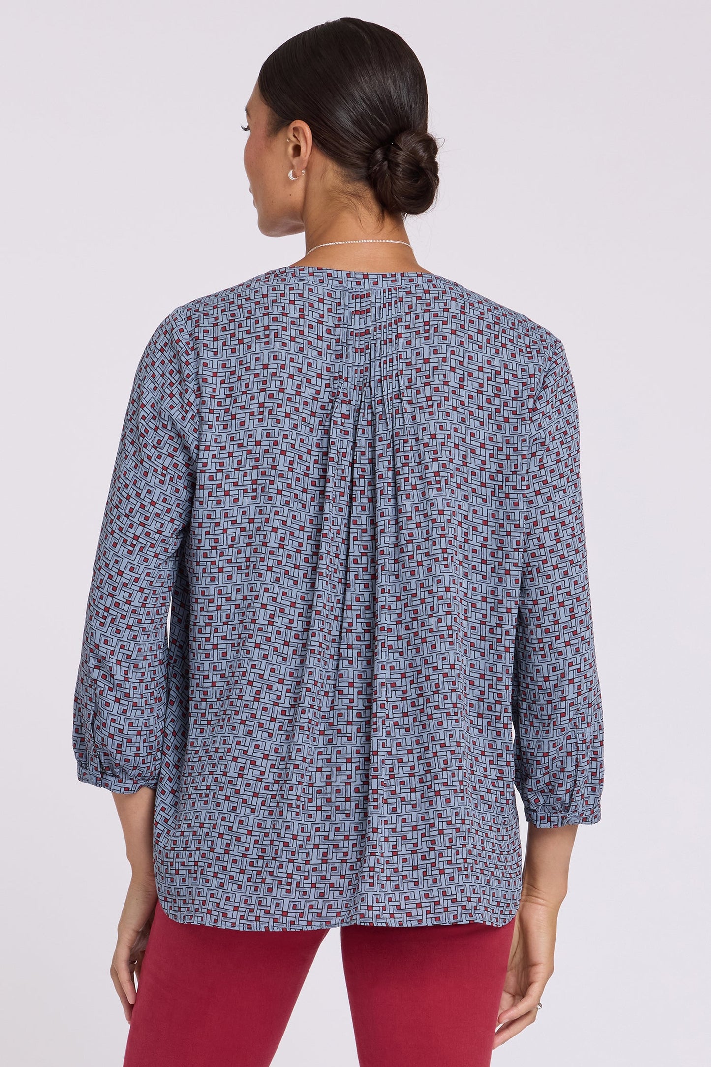 Pintuck Blouse - Gillian Geo