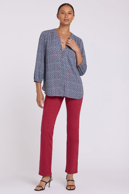 Pintuck Blouse - Gillian Geo