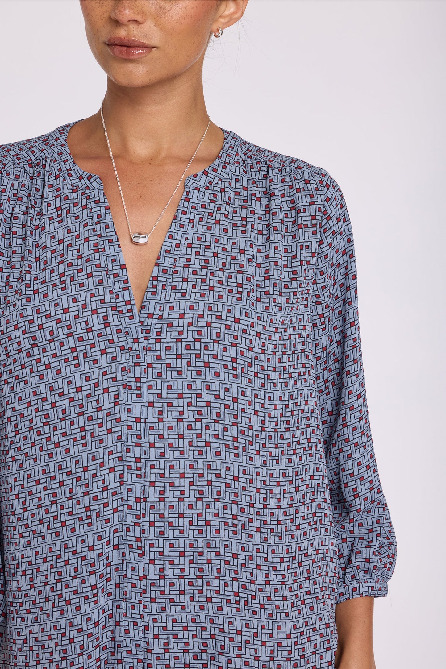 Pintuck Blouse - Gillian Geo