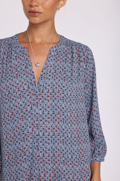 Pintuck Blouse - Gillian Geo